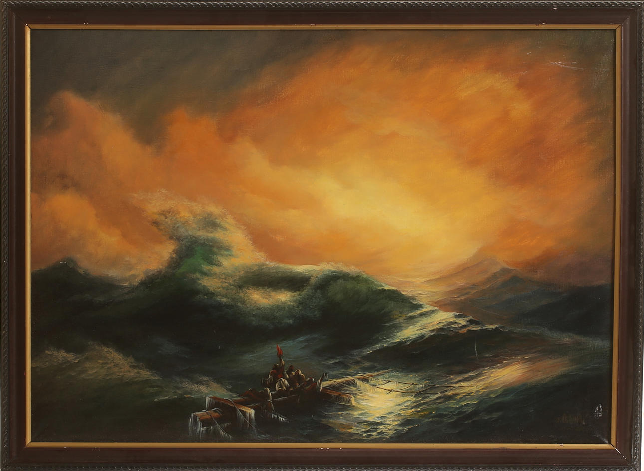 Unknown artist, oil on canvas, 1900/2000s. Art - Paintings - Auctionet