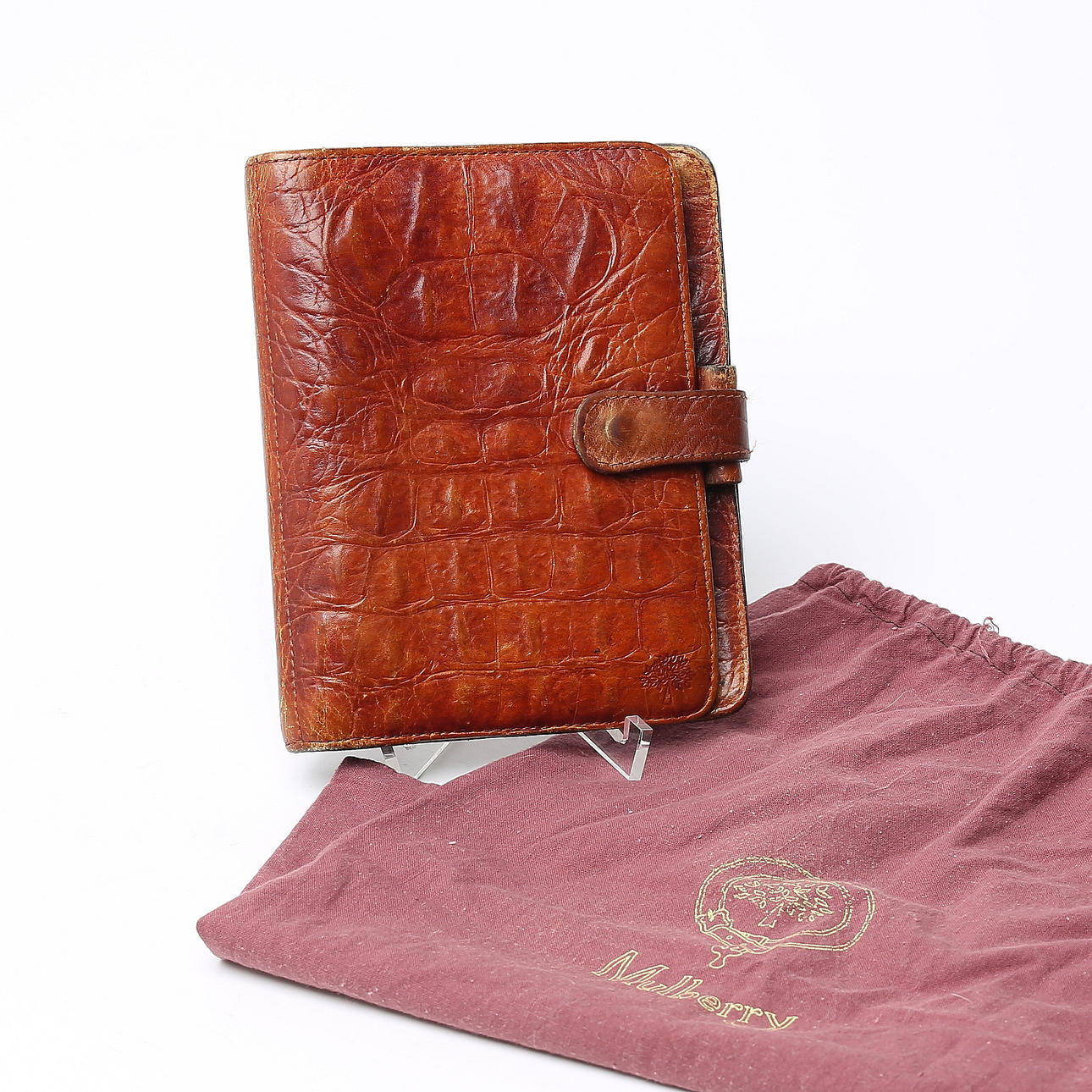 MULBERRY, calendar, embossed leather, London.