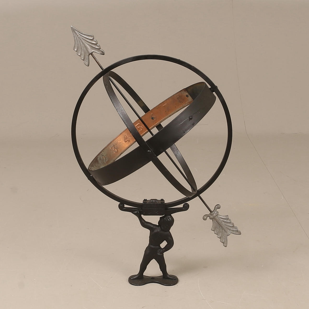 AURINKOkello, metalli, 1900-luku.