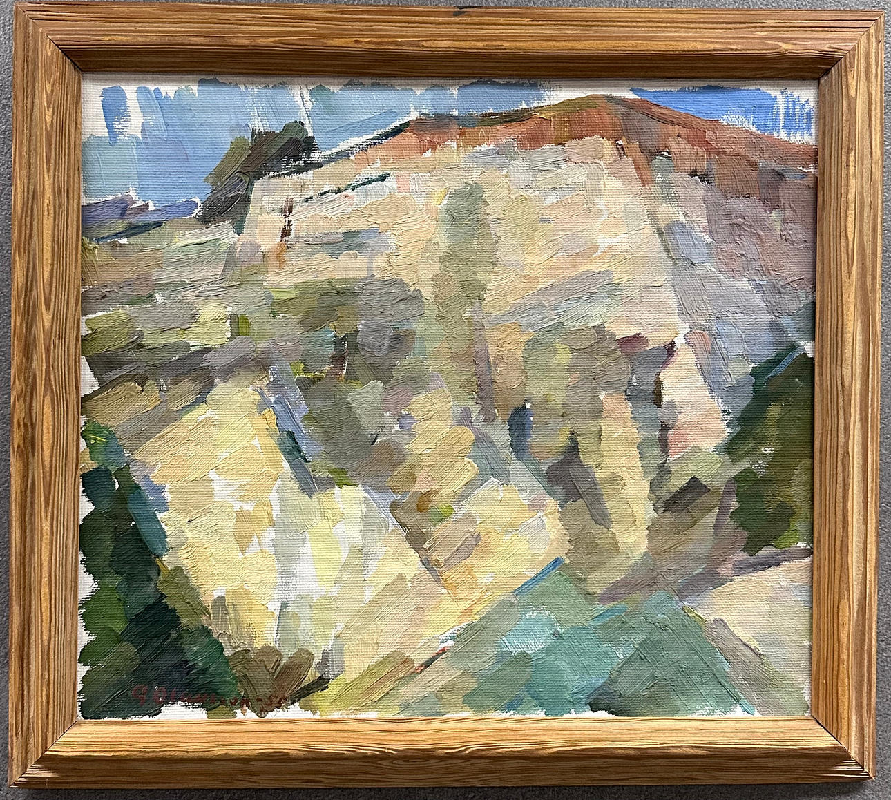 GUNNAR OLAUSSON. olie på lærred.