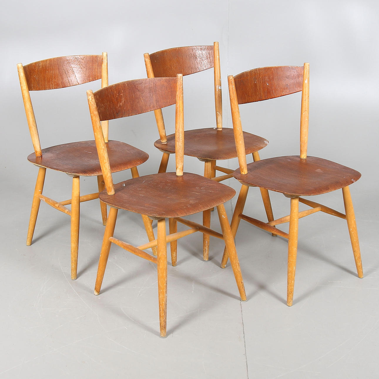 STOLAR, 4 st, "Fanett", Ilmari Tapiovaara, Edsbyverken, 1900-talets andra hälft.