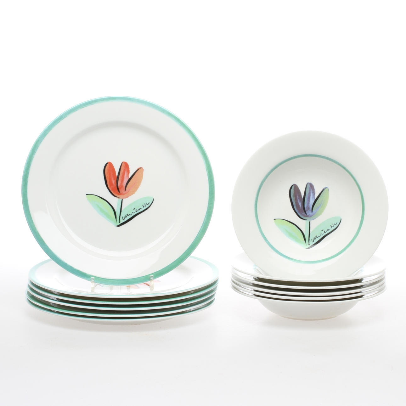 SERVISDELAR, 12 delar, Ulrika Hydman-Vallien.