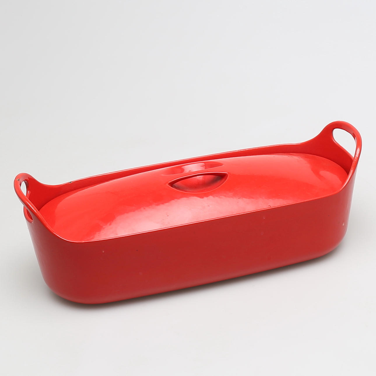 FISKGRYTA, emaljerad, Timo Sarpaneva för W Rosenlew & Co, Pori, Finland.