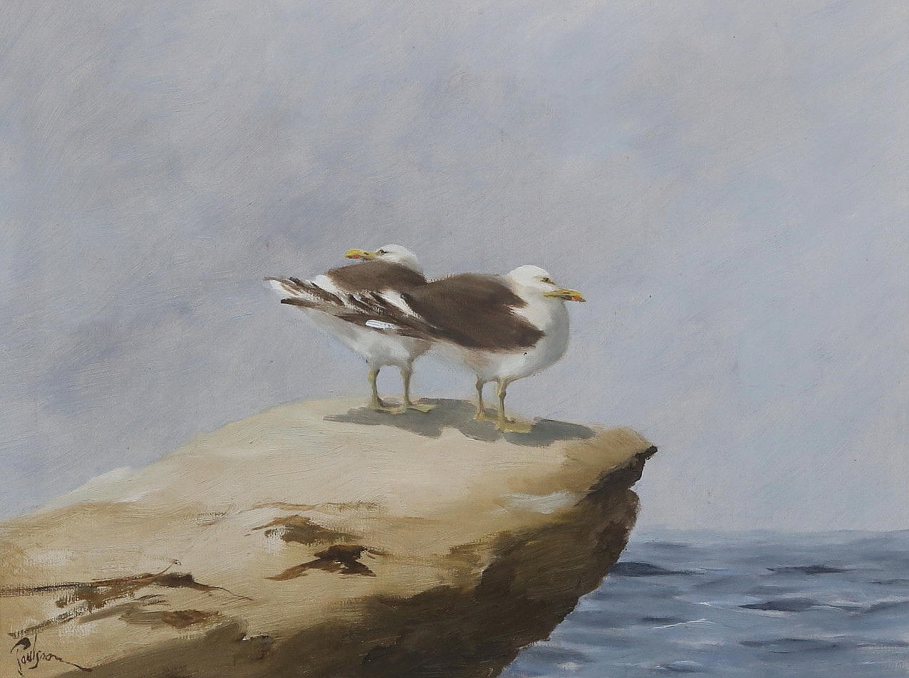 HENNING PAULSSON. Oil on canvas, signed.