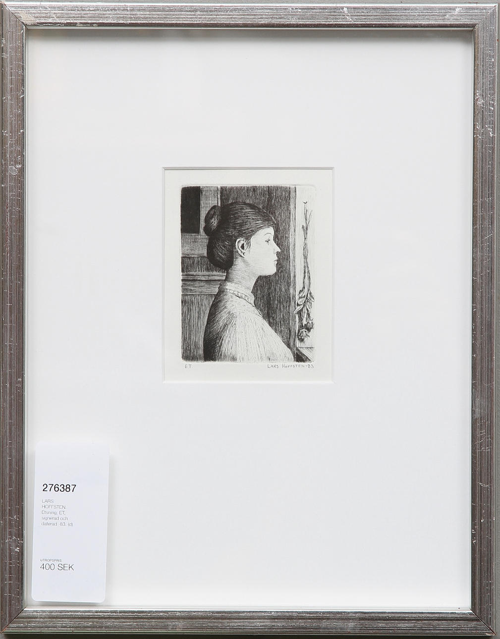 LARS HOFFSTEN. Etsning, ET, signerad och daterad -83.
