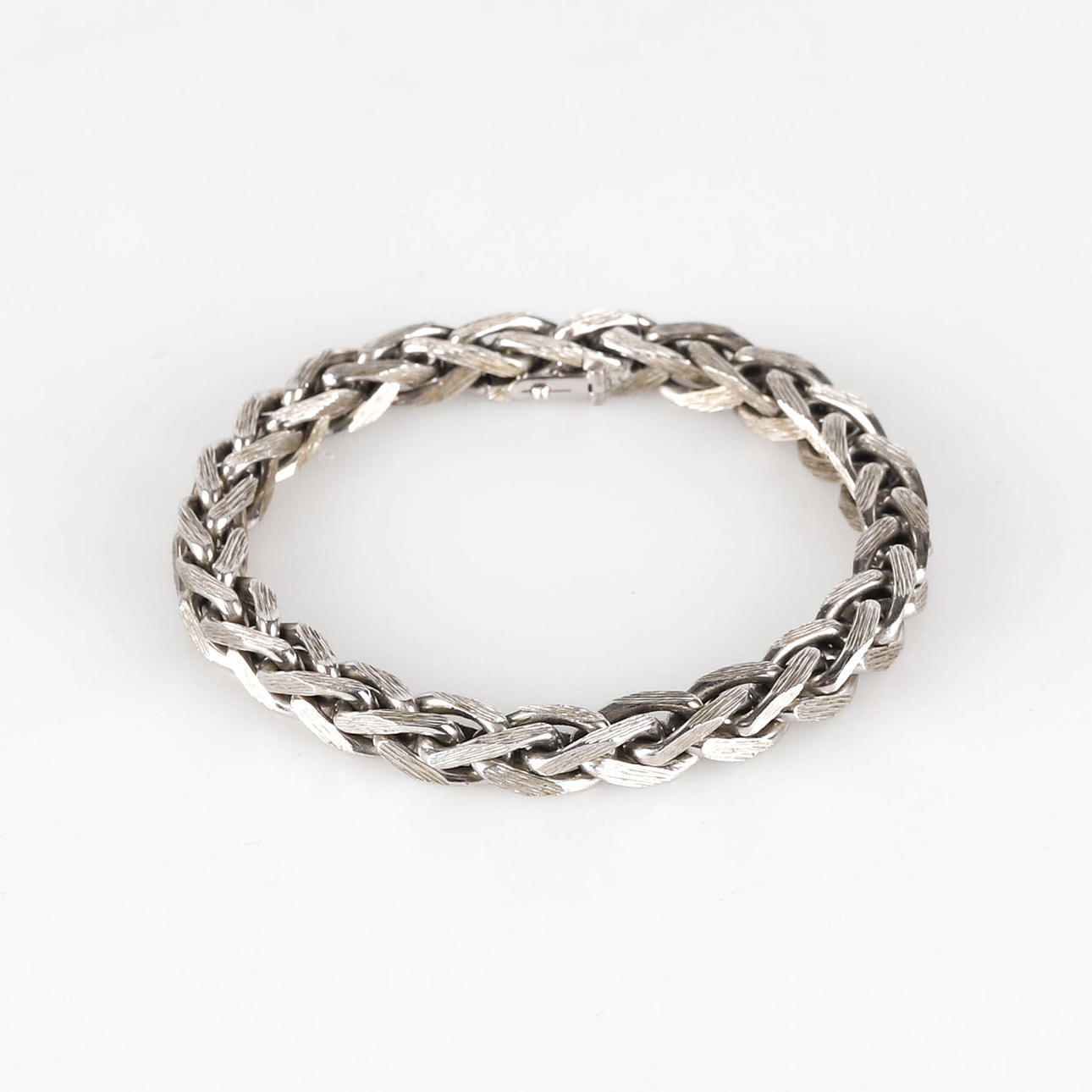 ARMLÄNK, 18K vitguld, kejsarlänk.