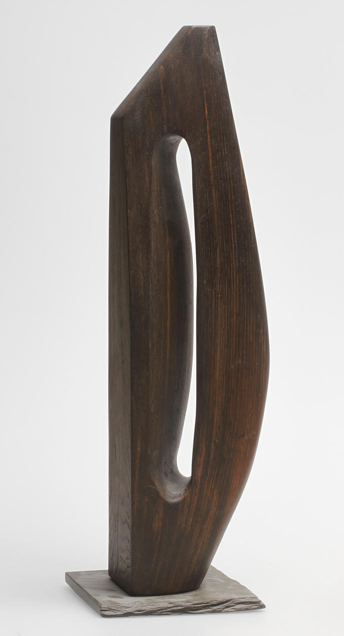 RAGNVALD JOHANSSON. Skulptur, trä och skiffer, signerad och daterad -03.