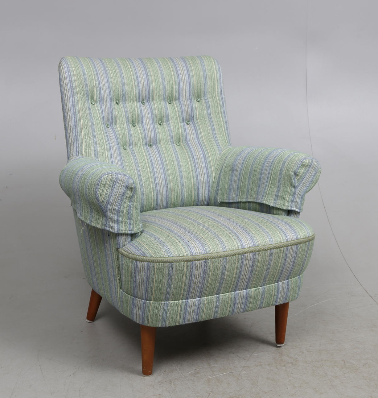 FÅTÖLJ, "Hemmakväll", Carl Malmsten, OH Sjögren i Tranås, 1900-talets andra hälft.