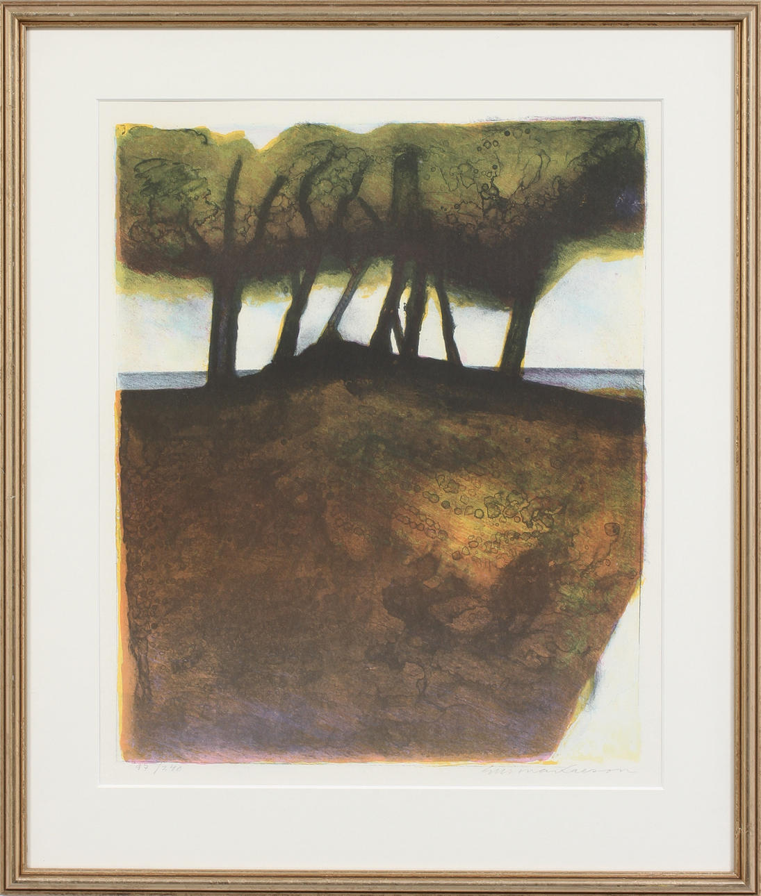 GUNNAR LARSON. Litografi, sign o numr 97/240.