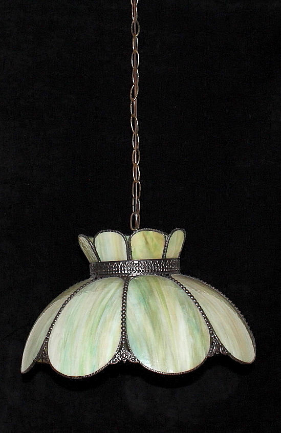 TAKLAMPA, glas, Tiffany modell.