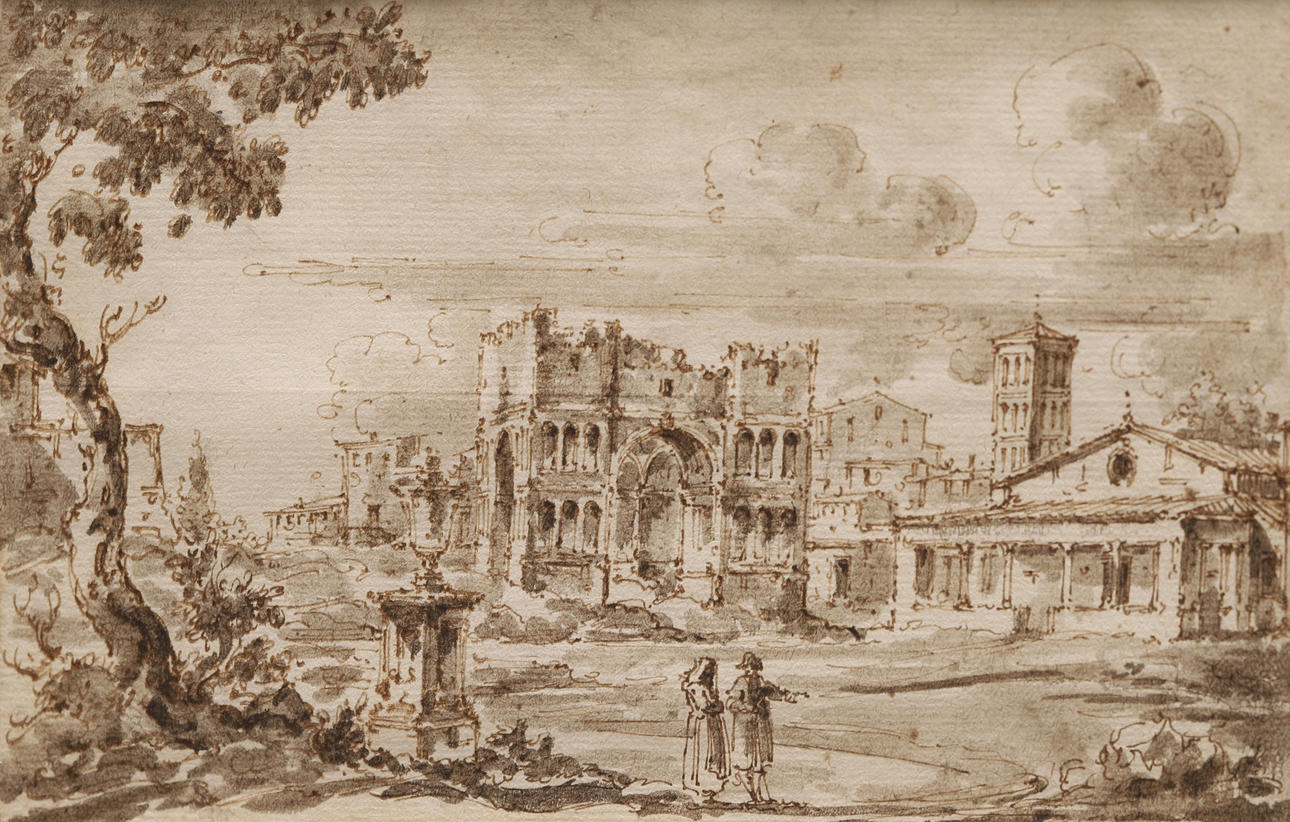 UNKNOWN ARTIST. Ink pen, 18th century.