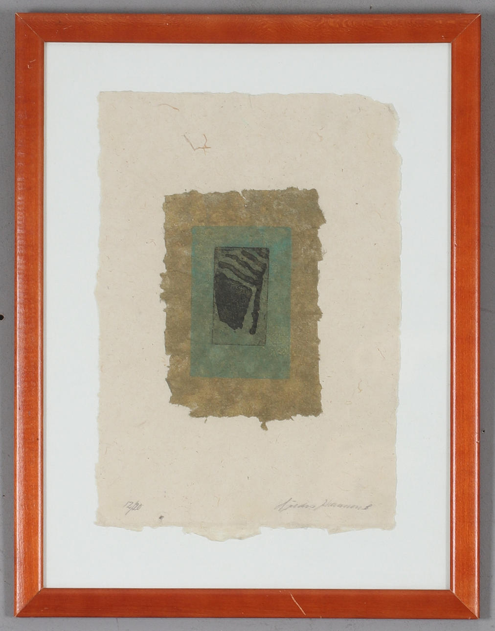 HJÖRDIS JOHANSSON-BECKER. Lithographic print, signed and numbered 12/20.