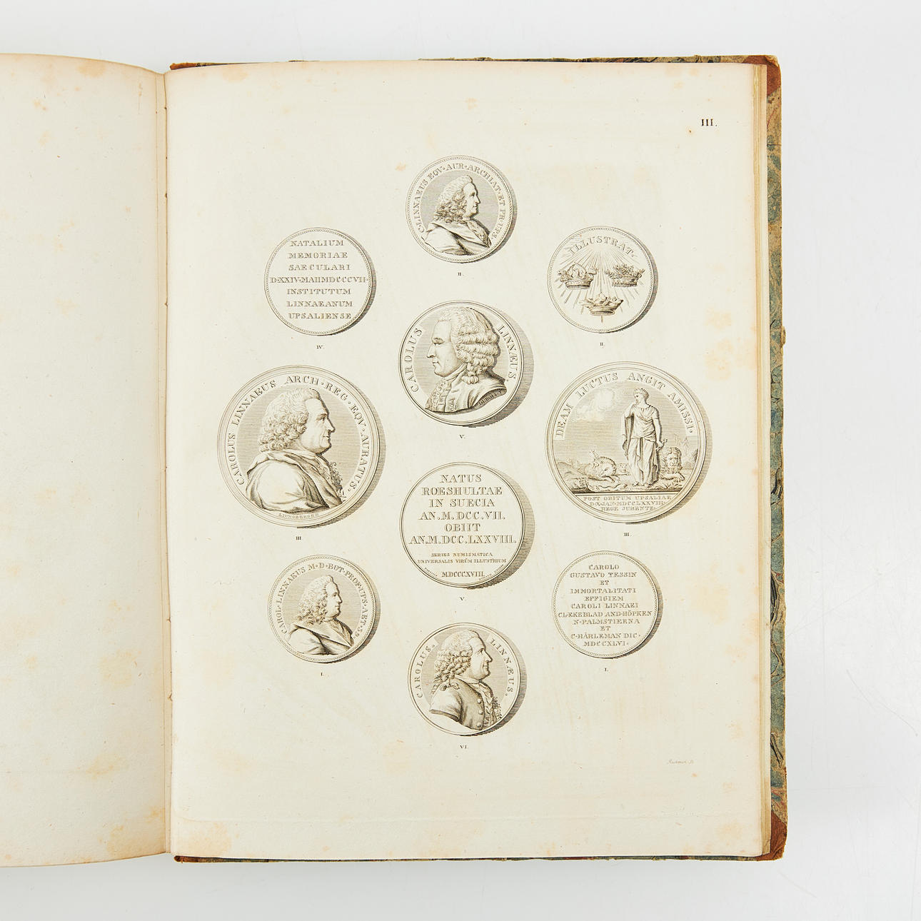 LINNÉ, Handwritten notes by Carl Linnaeus, 1823, provenance Fredrik ...
