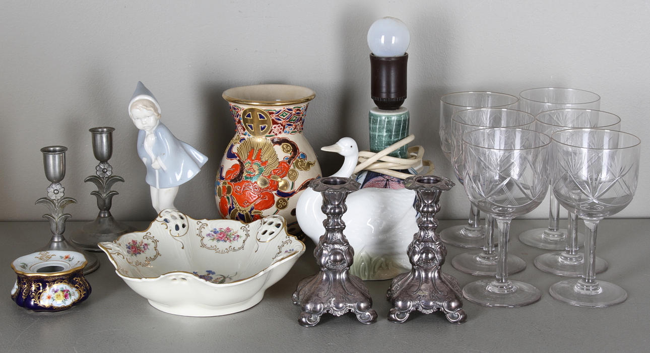 DIVERSE, 15 delar, bl.a. skål, Rosenthal.