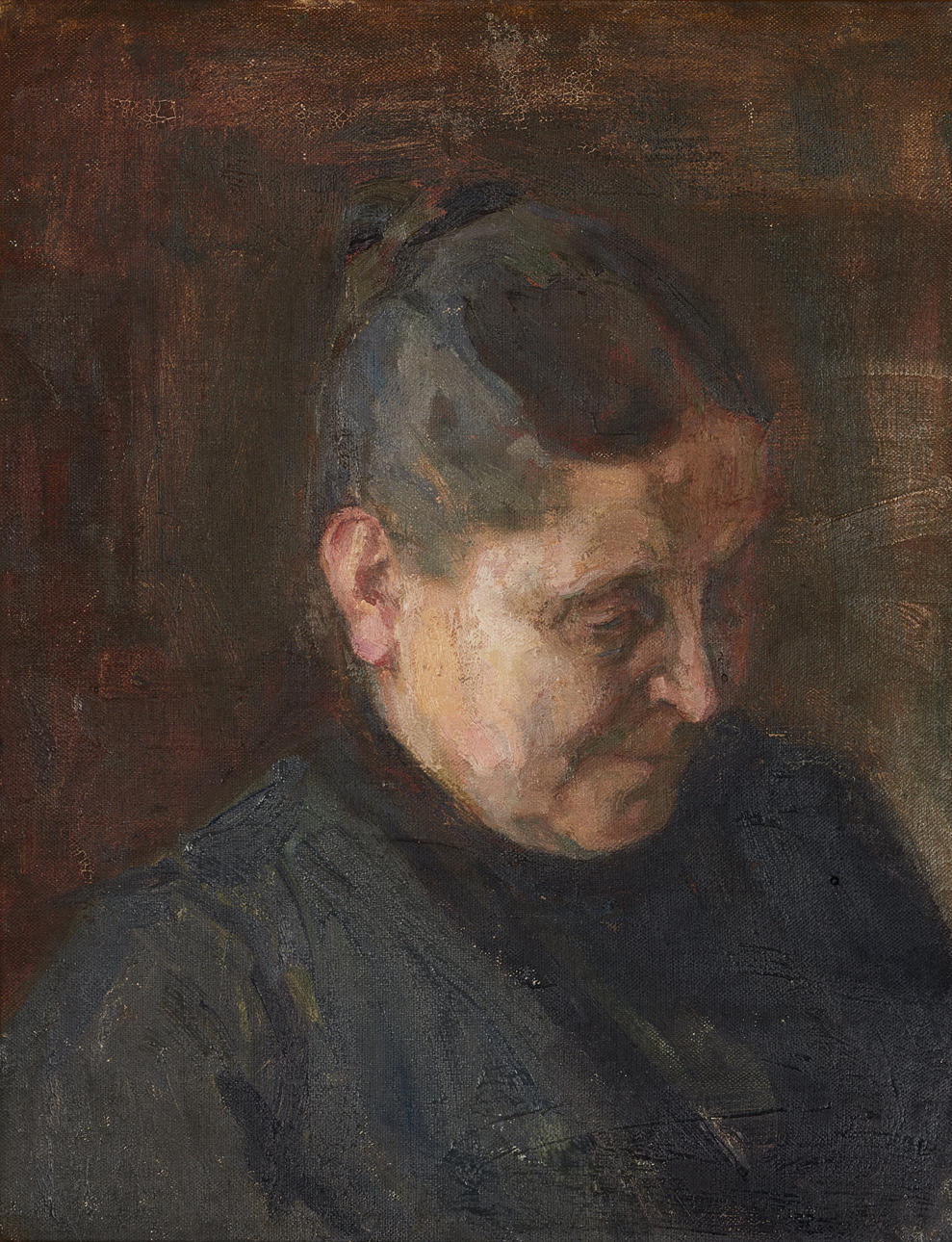 THYRA APPELBERG (1876-1962) „Mutter“, Öl, Leinwand auf Platte.