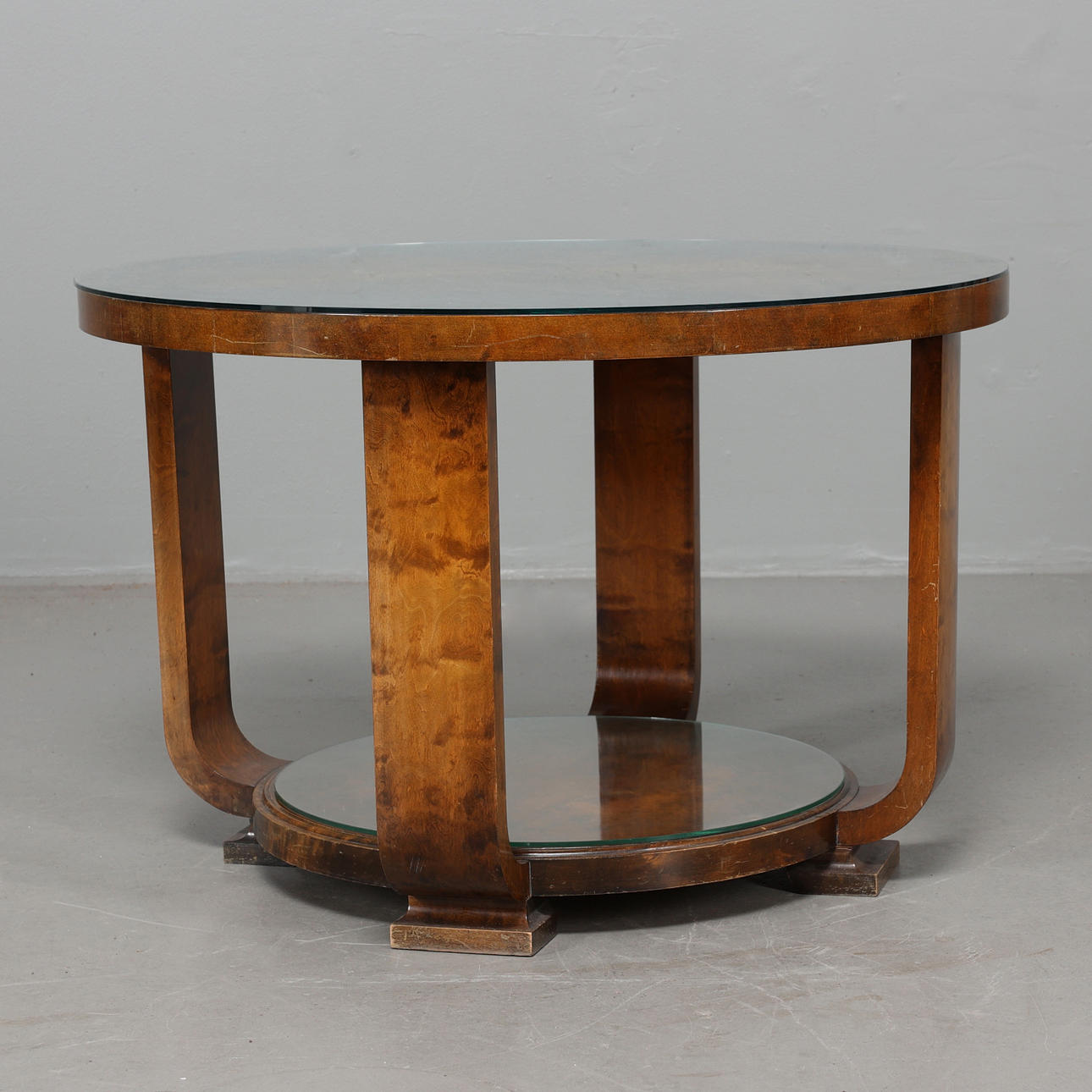 SOFFBORD, björk, art deco, tidigt 1900-tal.