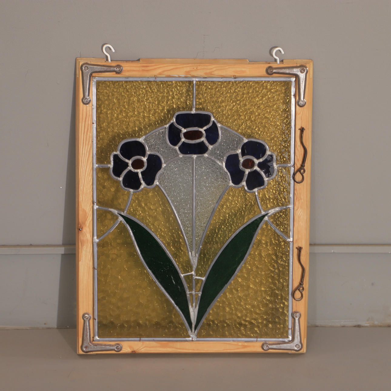 IKKUNALASI, lyijylasi, jugend.