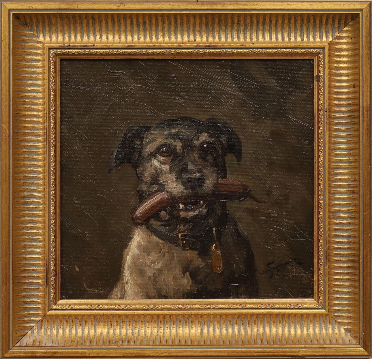 LEON FAGERCRANTZ. Óleo sobre lienzo, firmado.