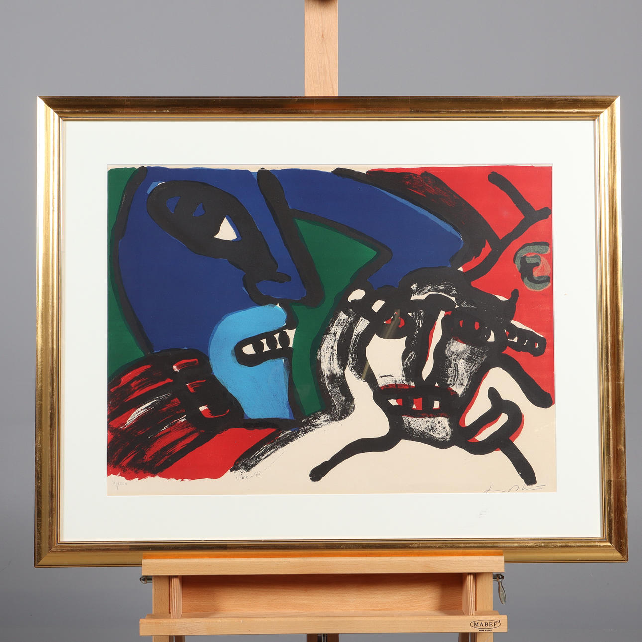 BENGT LINDSTRÖM. LITHOGRAPHY, Numbered 116/250.