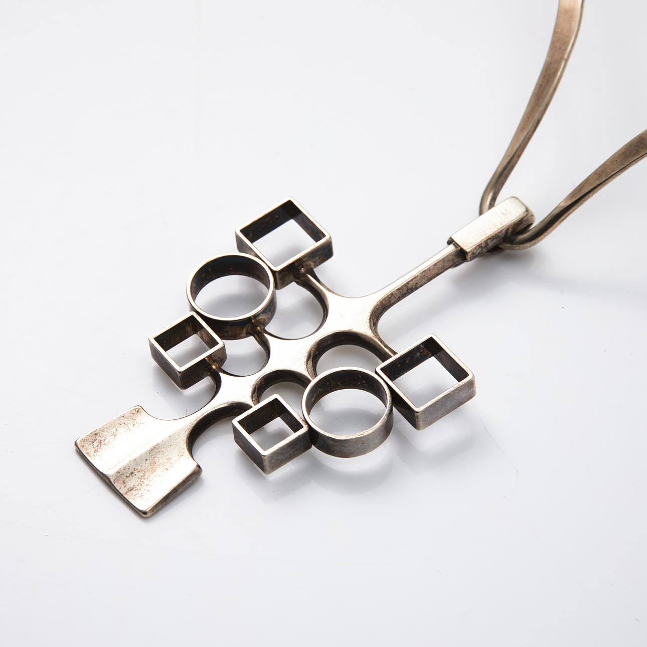DAVID ANDERSEN, necklace with pendant, sterling silver, 1970s