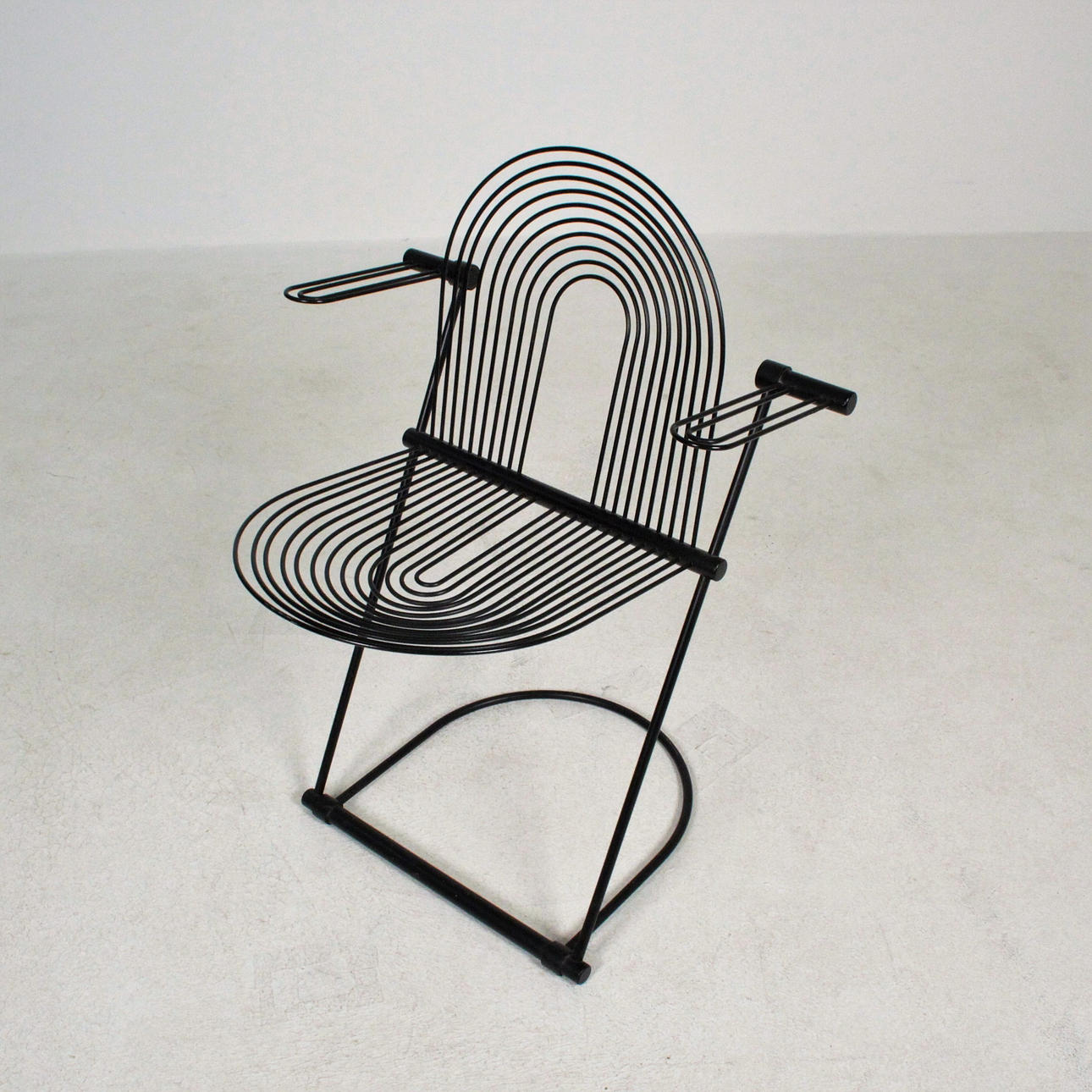 HERBERT UND JUTTA OHL. Swing Chair for Rosenthal, 1980s. Furniture