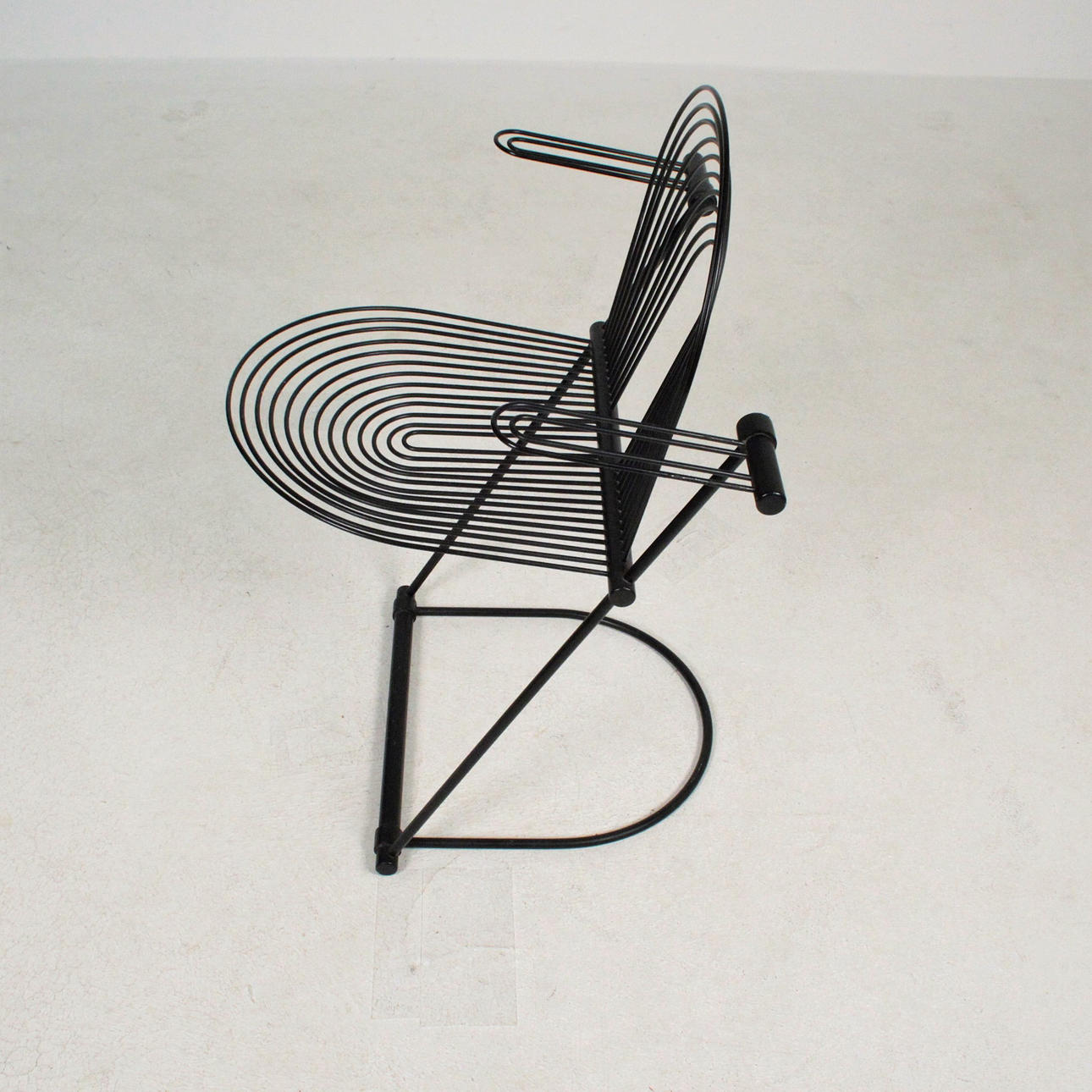 HERBERT UND JUTTA OHL. Swing Chair for Rosenthal, 1980s. Furniture