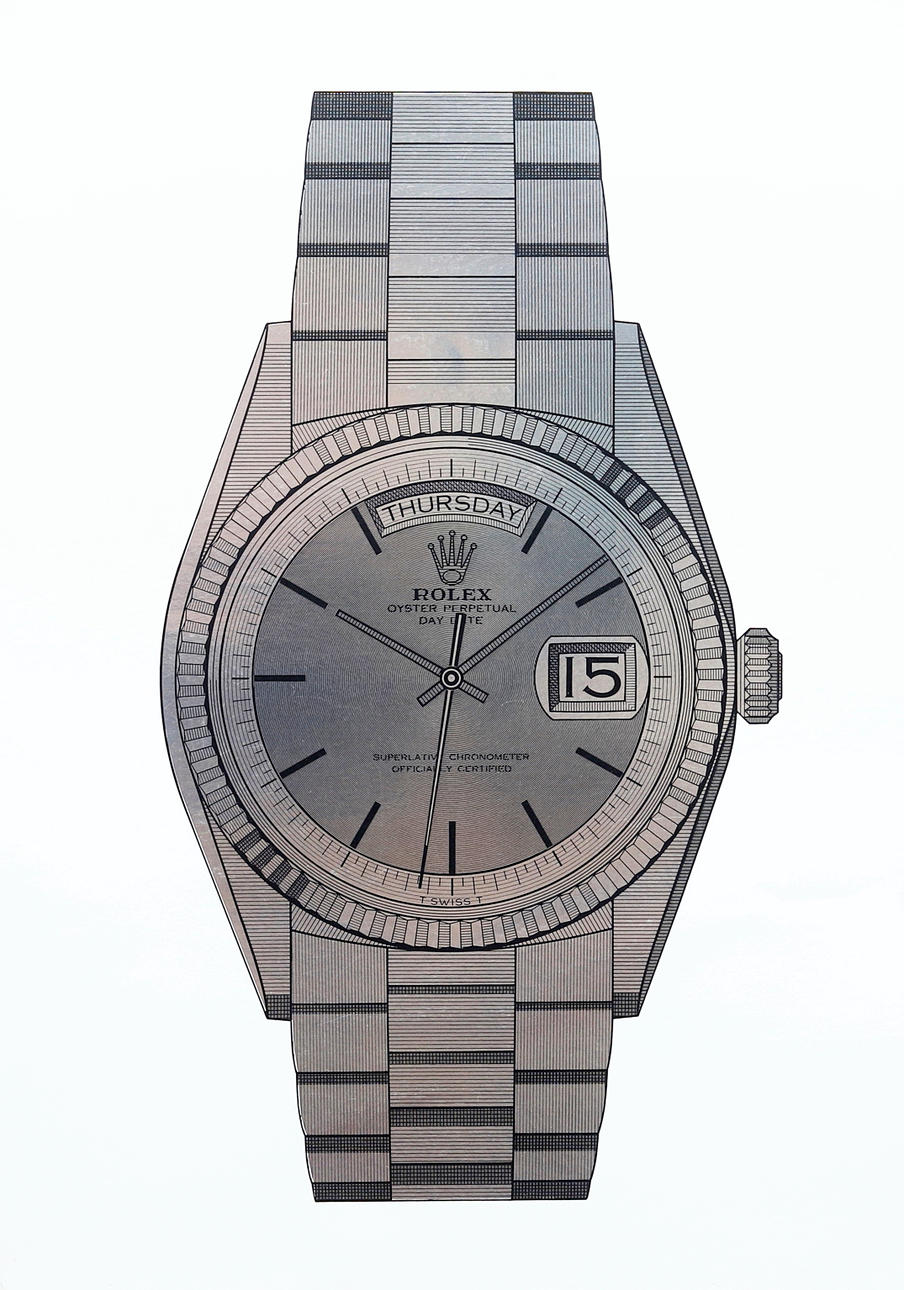 ANDERS ÖSTERLIN. Plakat, Rolex, litografisk tryk, usigneret.