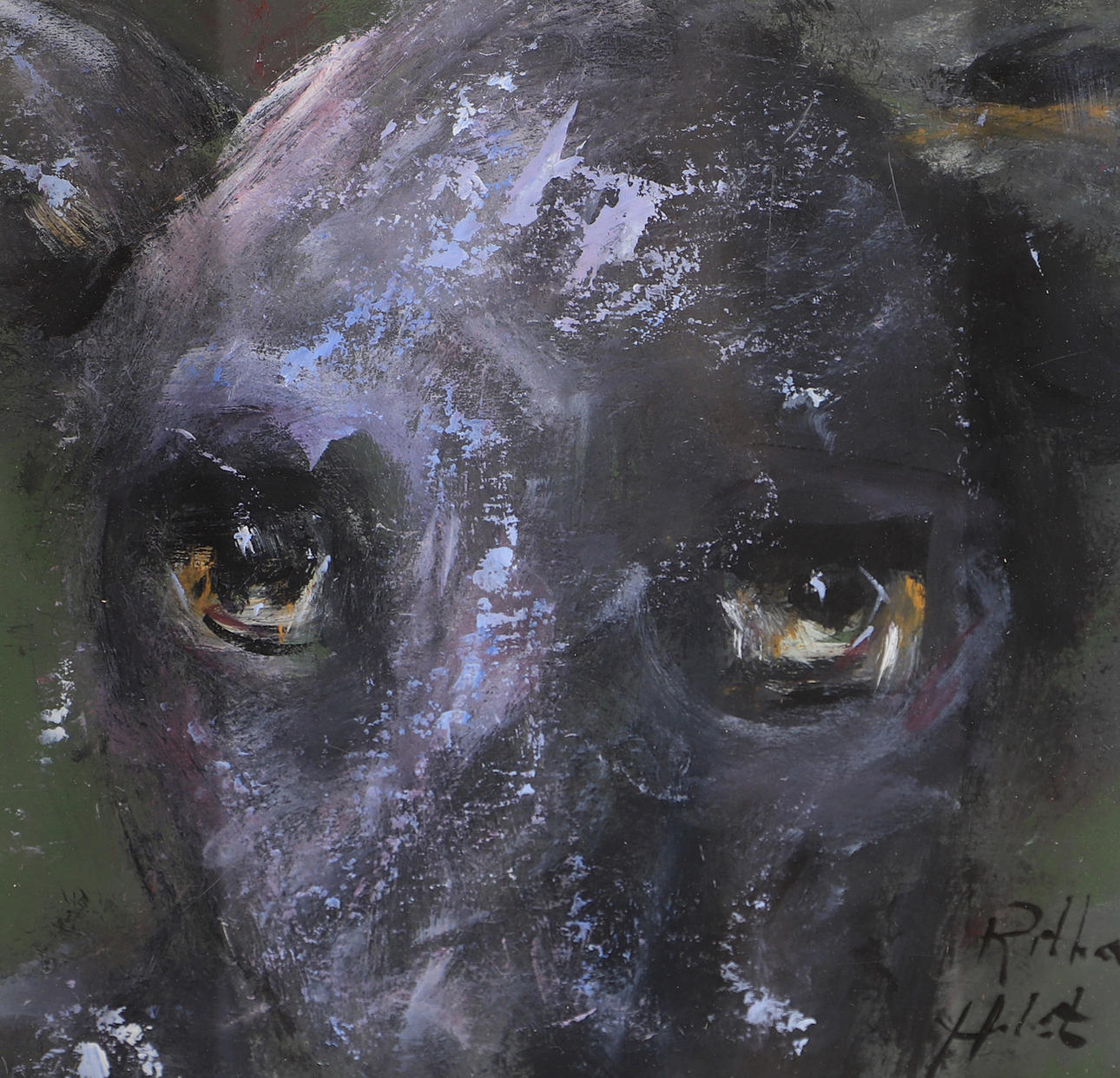 RITHA HOLST. Fårögon,signerad.