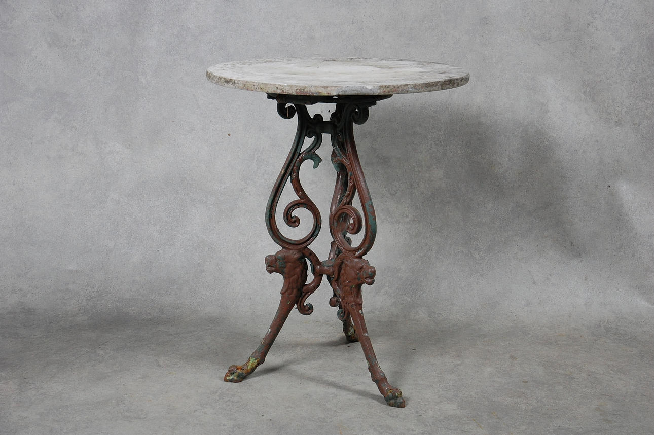 CAFÉBORD, gjutjärn,1900-talets början, proveniens Ramlösabrunn.