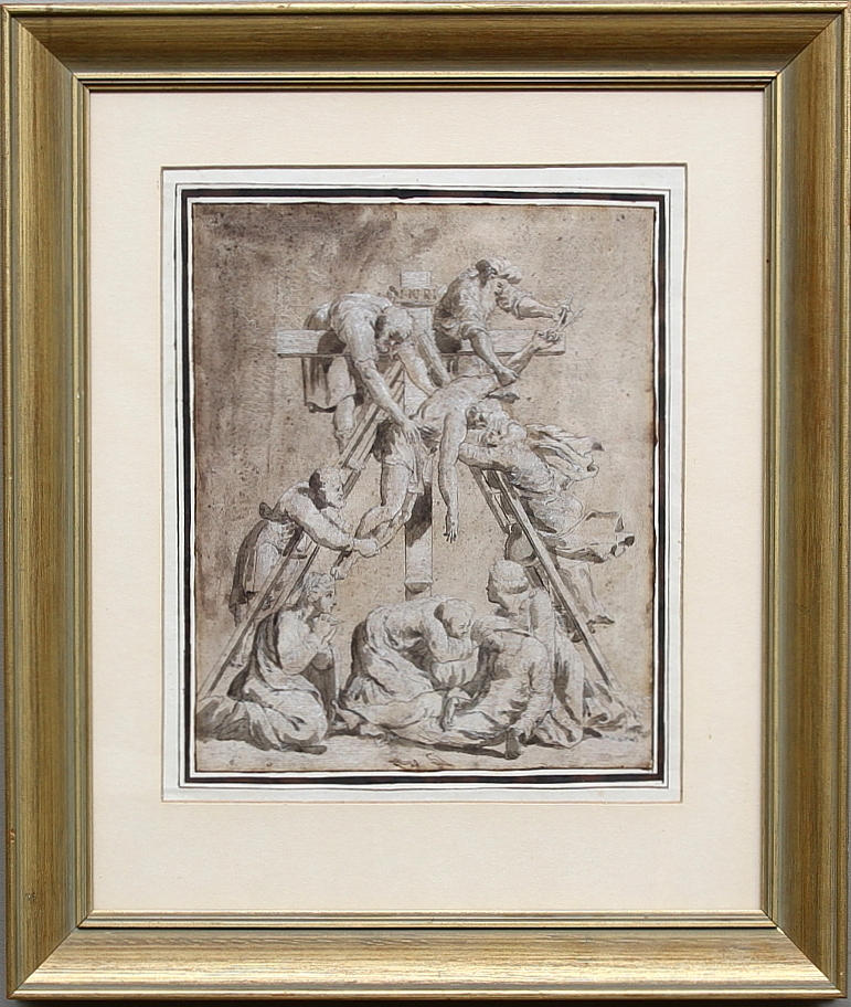 PEHR HÖRBERG. TILLSKRIVEN. Lavering, påskrift och daterad a tergo 1785, osignerad.