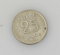 25-ÖRINGAR, före 1962, 1201,9 gram.