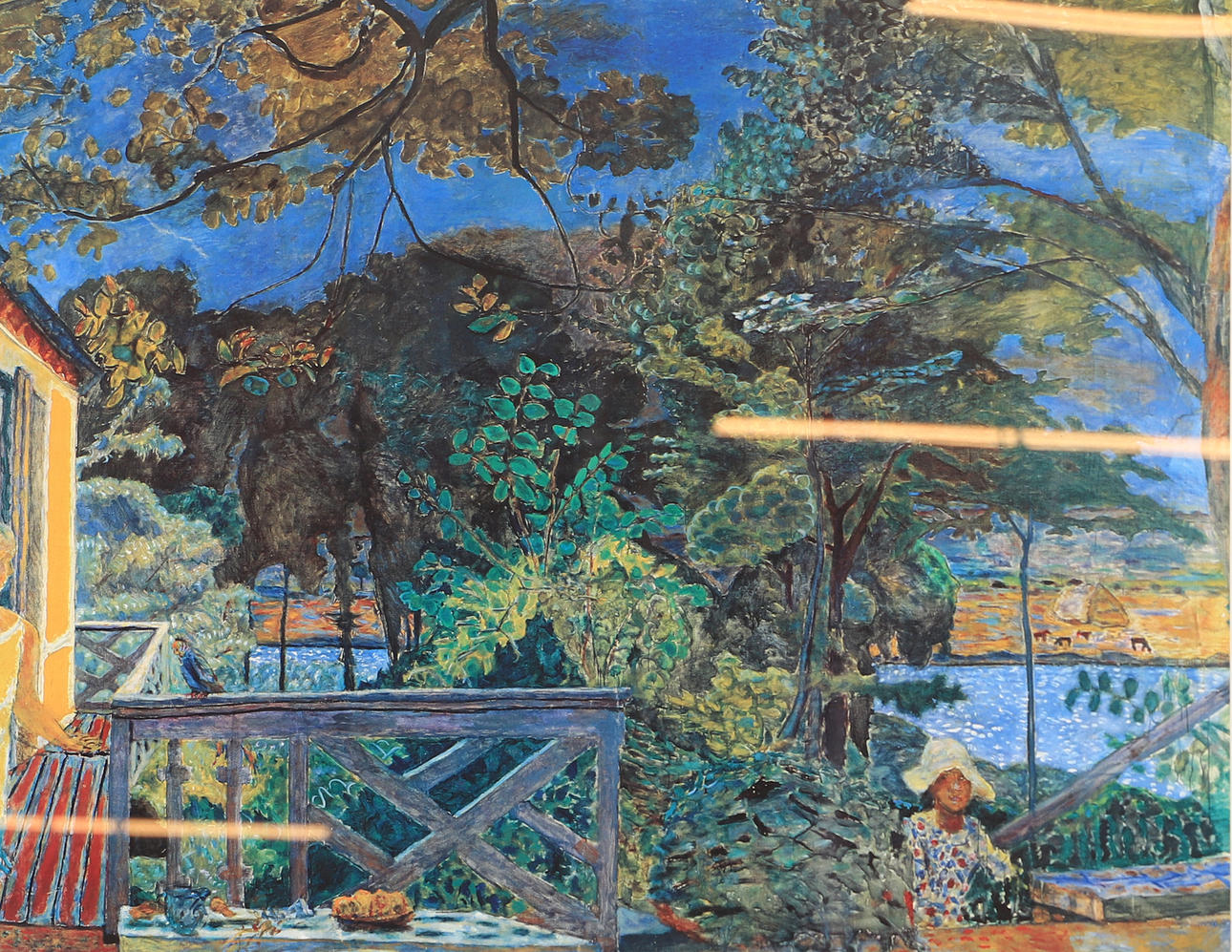 PIERRE BONNARD. Cartel de la exposición, Luisiana.