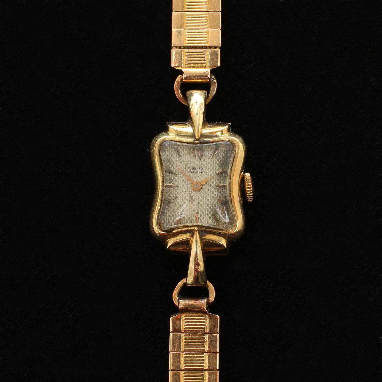 ARMBANDSUR, urtavla märkt Tärnan, boett 14k guld, länk 18k guld.