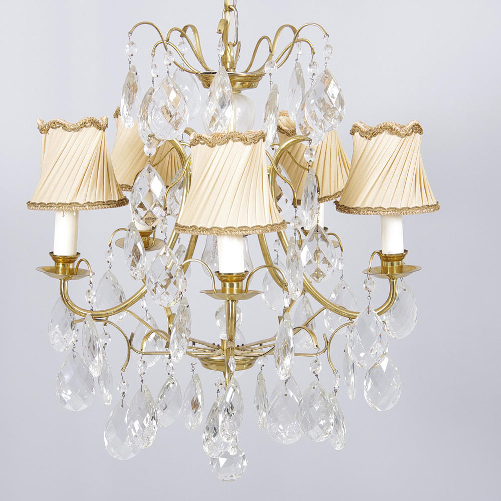 LJUSKRONA, rokokostil, 1900-talets mitt.