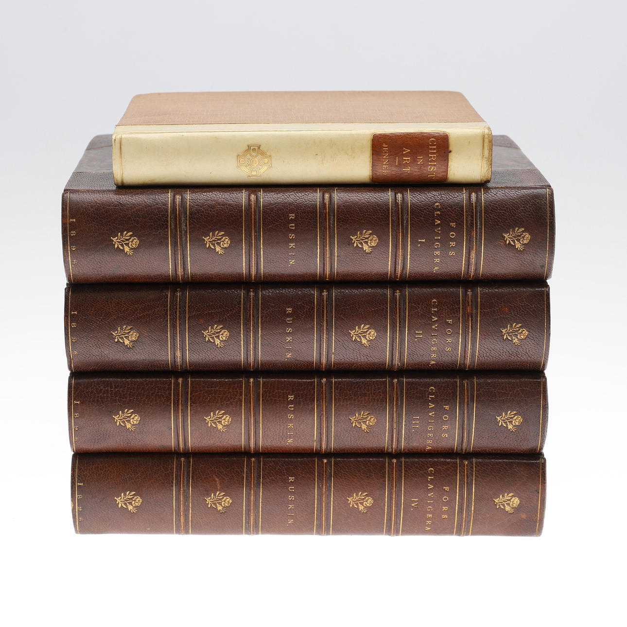 RUSKIN (JOHN) FORS CLAVIGERA, FIRE BIND.