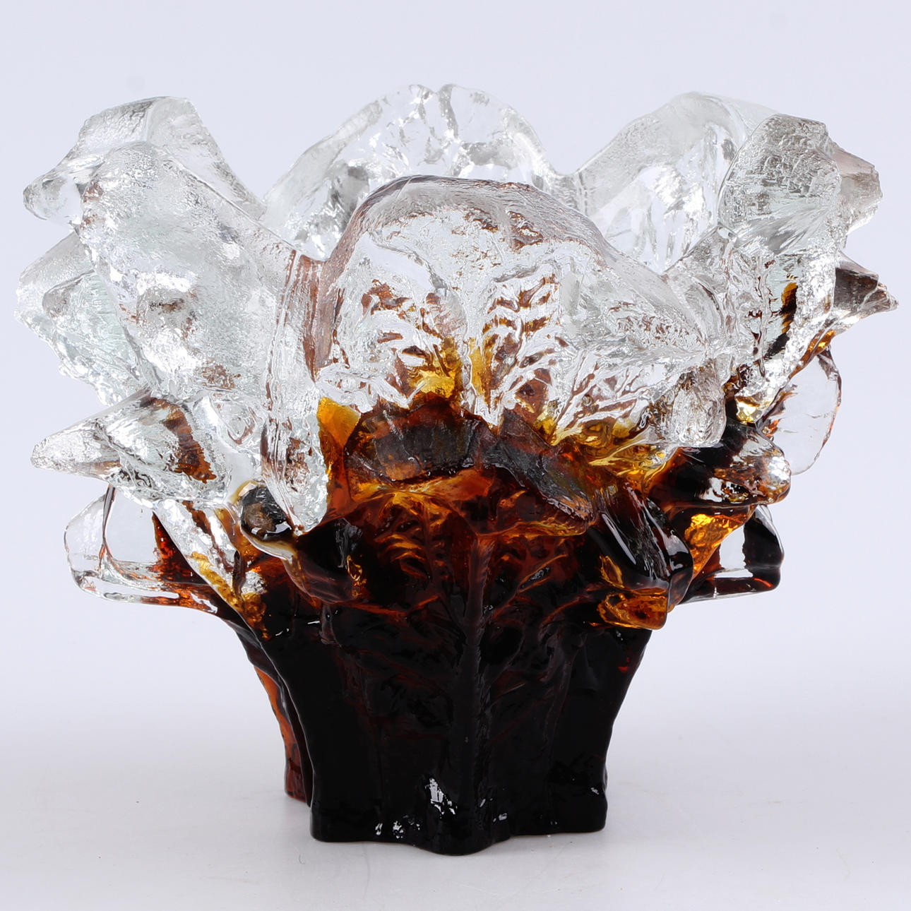 SKÅL, glas, Pertti Santalahti, Humppila, Finland, signerad.