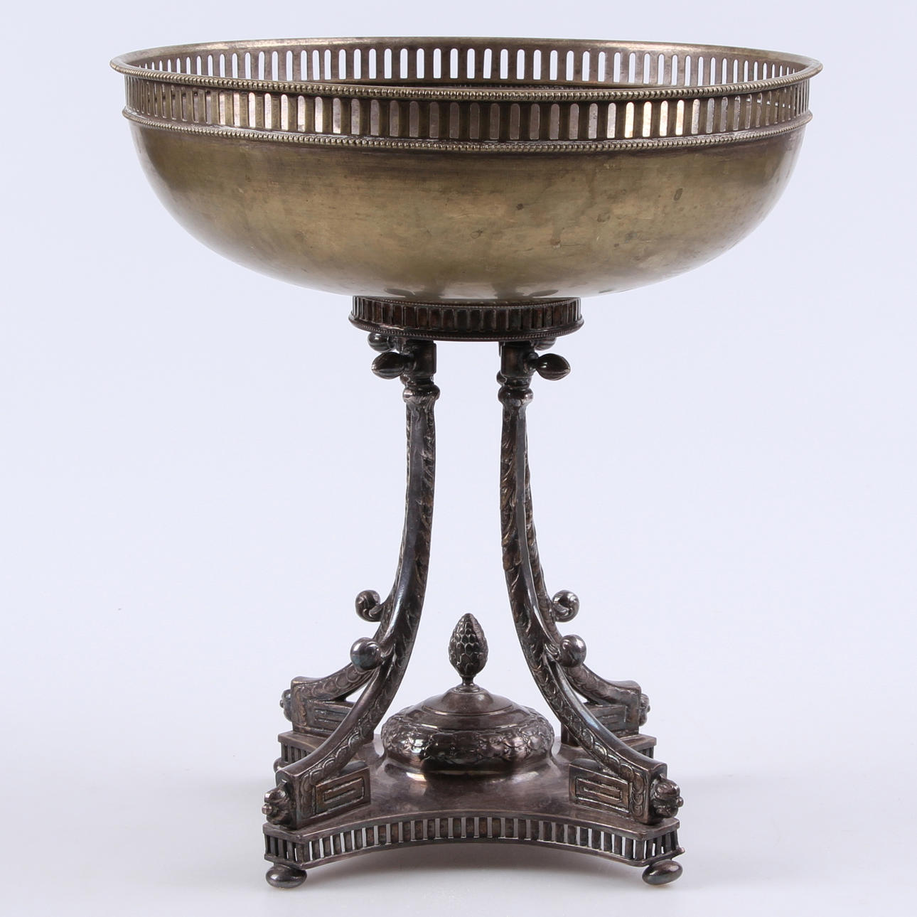 BORDSUPPSATS, nysilver, CG Hallberg, 1900-tal.