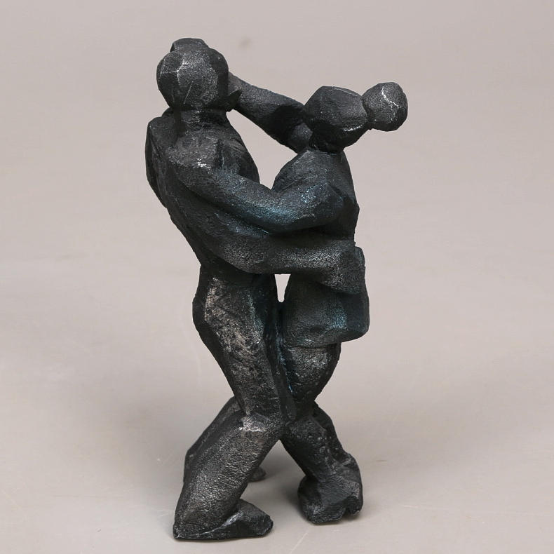 WANJA "NONES" HÅKANSSON. Skulptur, infärgad lättmetall, "Salsa", signerad, daterad 01.