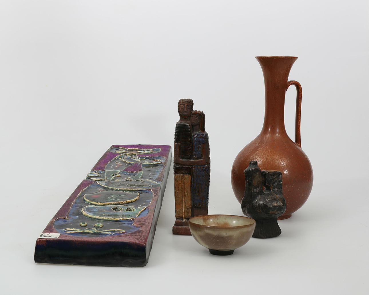 STENGODSFÖREMÅL, 5 delar, bland annat Gunnar Nylund.