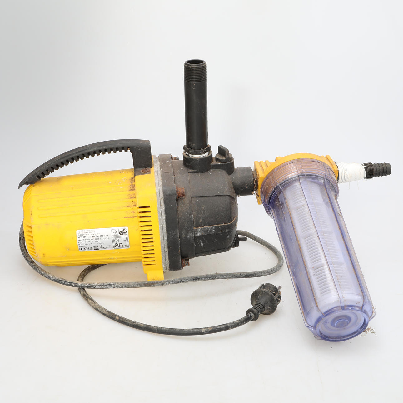 VATTENPUMP med filter, Al-ko Jet 601.