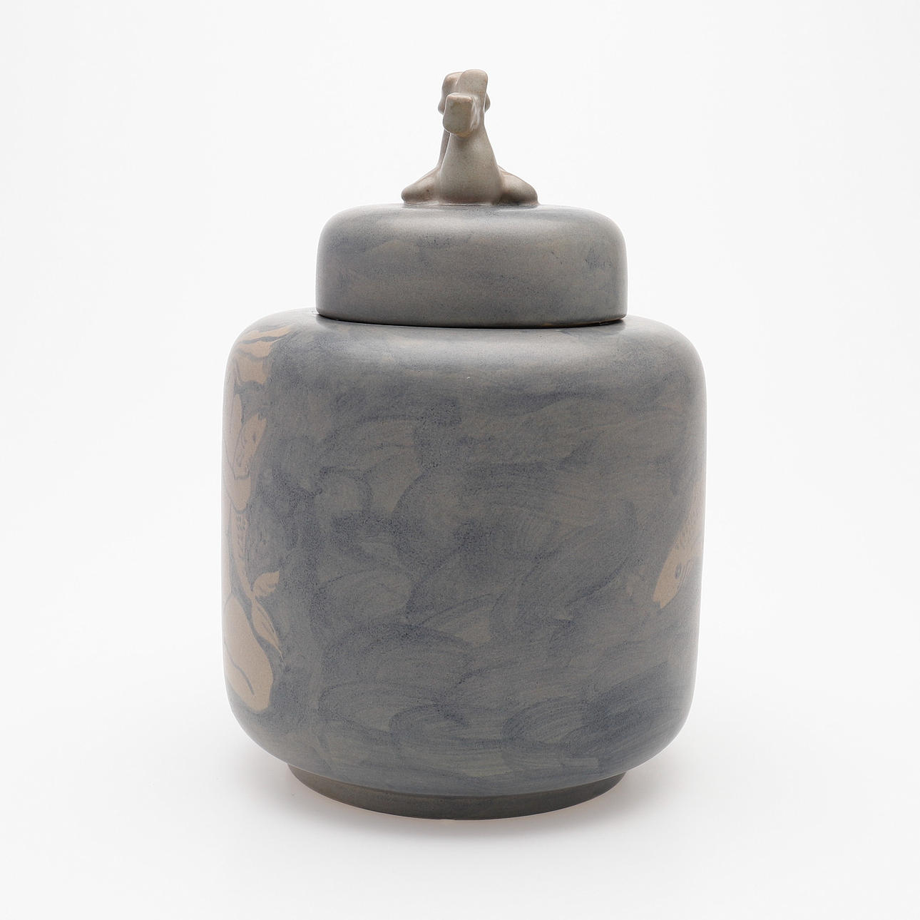 ÅKE HOLM. URN WITH COVER. Ceramics & Porcelain - European - Auctionet