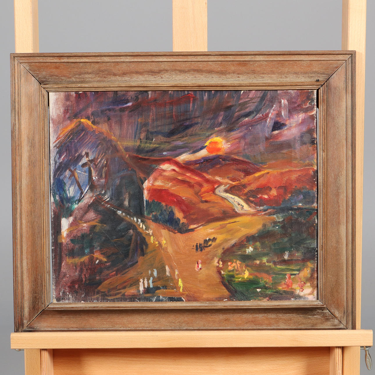 EVALD BJÖRNBERG. OIL ON CANVAS.