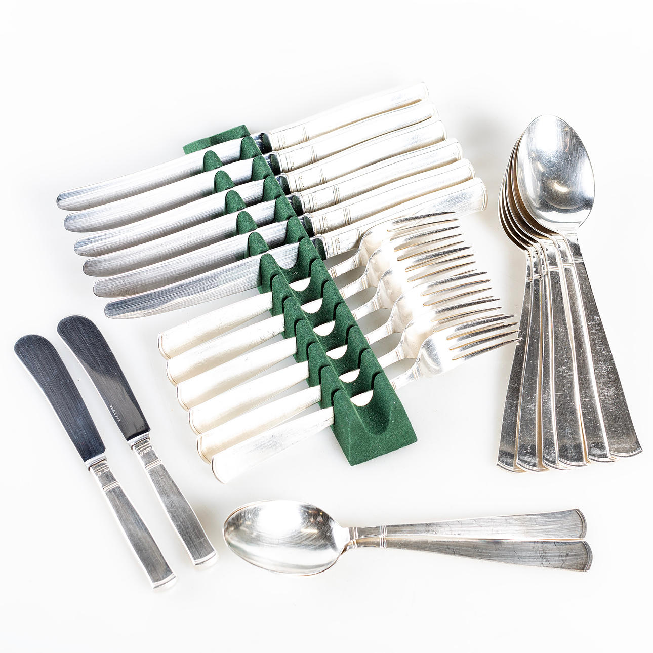 MATSILVER 21 delar, "Rosenholm".