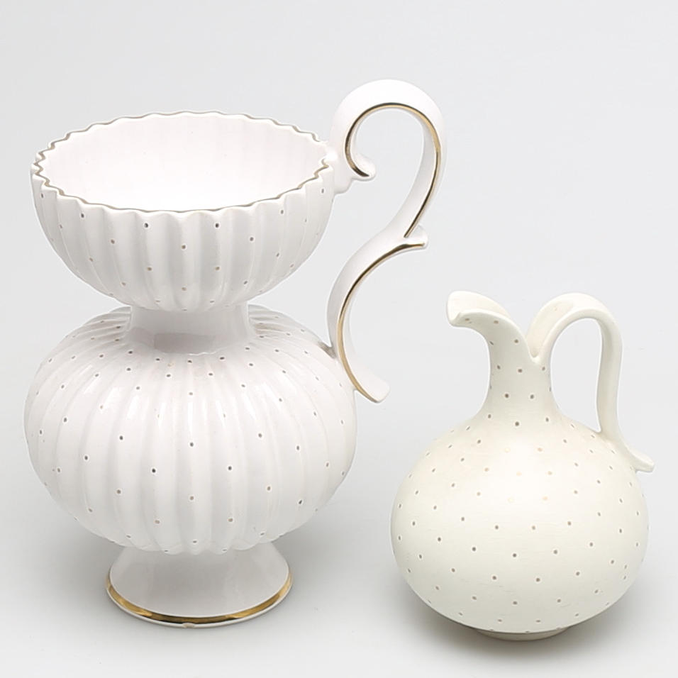 VAS med hänkel, 2 st, Arthur Percy, Gefle.