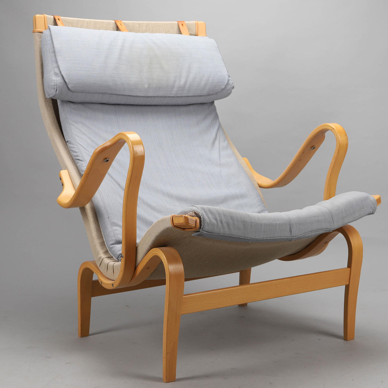 BRUNO MATHSSON. Armchair, "Pernilla 69", DUX.