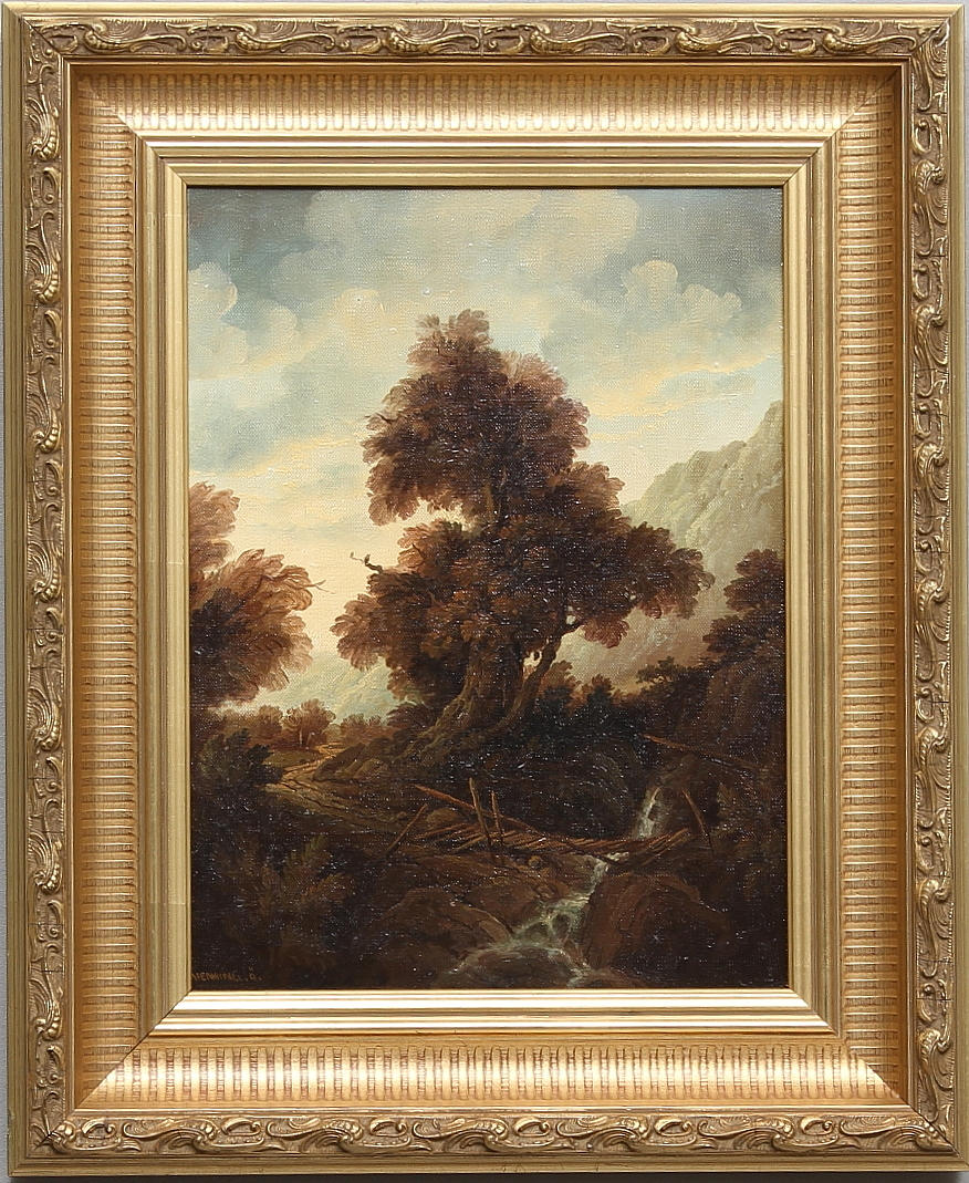 HENNING ÖFVERBECK. Olja på duk, signerad.