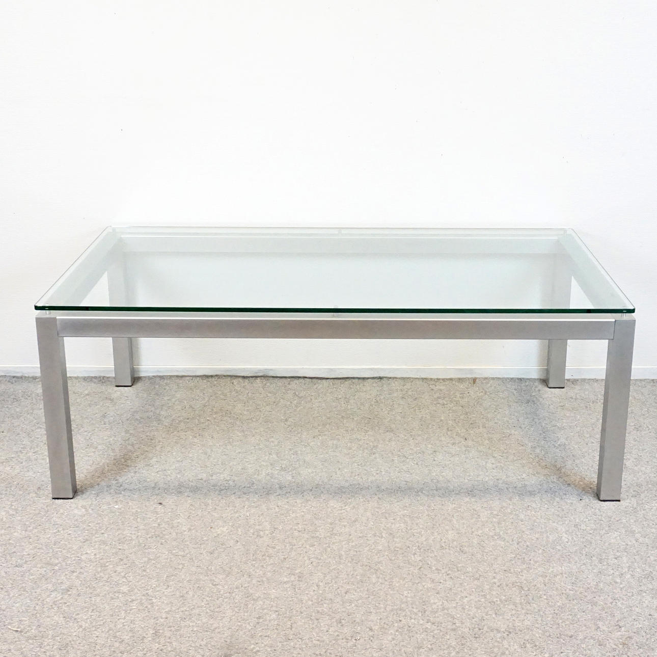 COUCHTISCH, Glas/Metall.