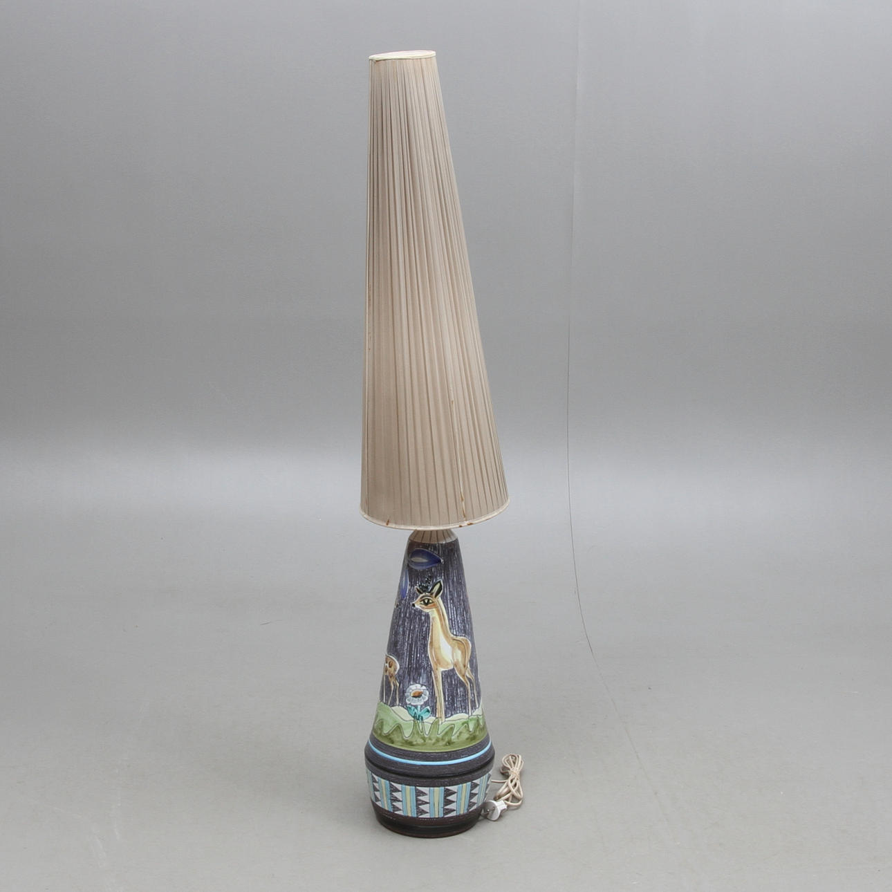 GOLVLAMPA, Nila Keramik, 1950-tal.