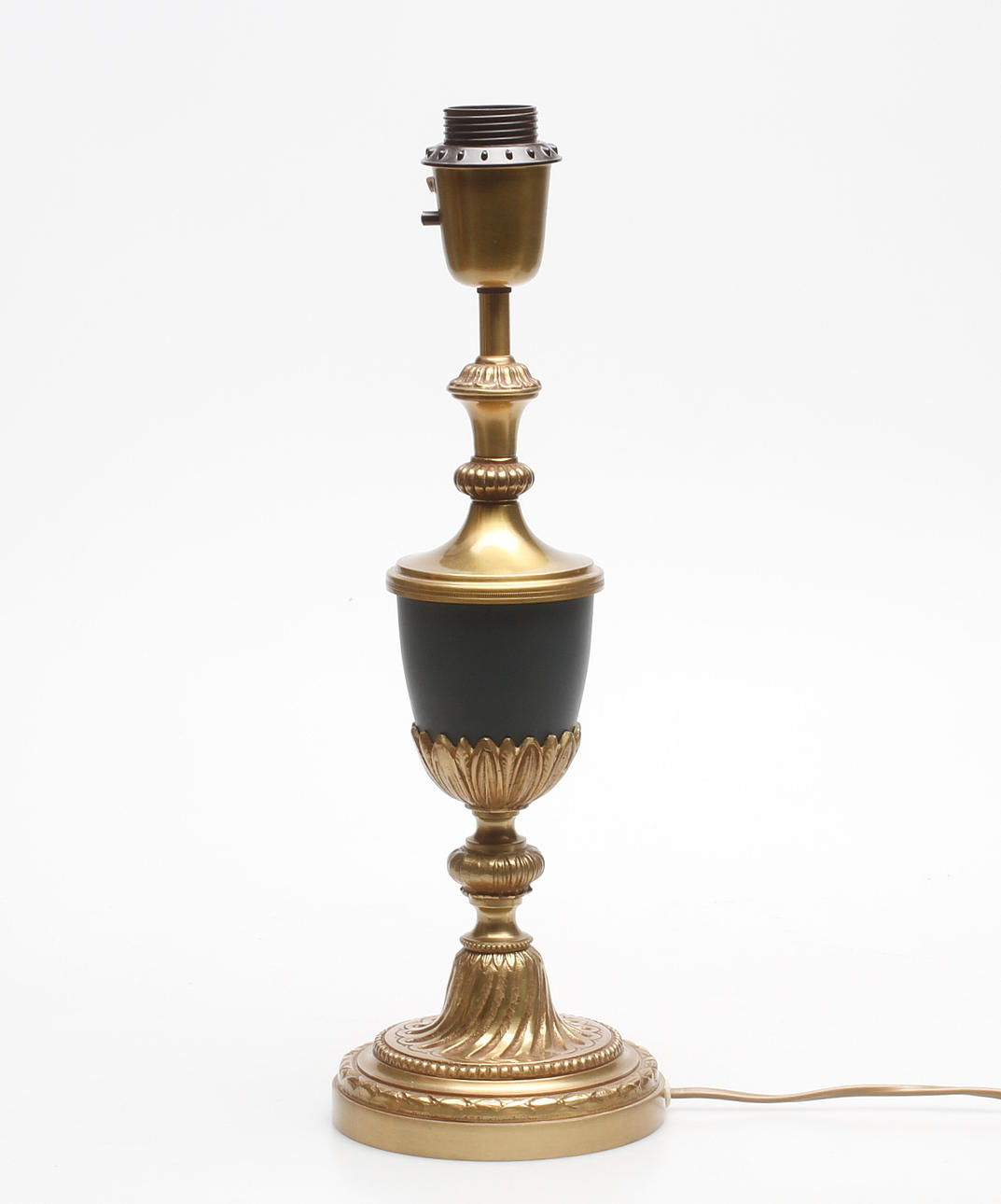 BORDSLAMPA, mässing, empirstil, EB, Sverige, 1900-tal.