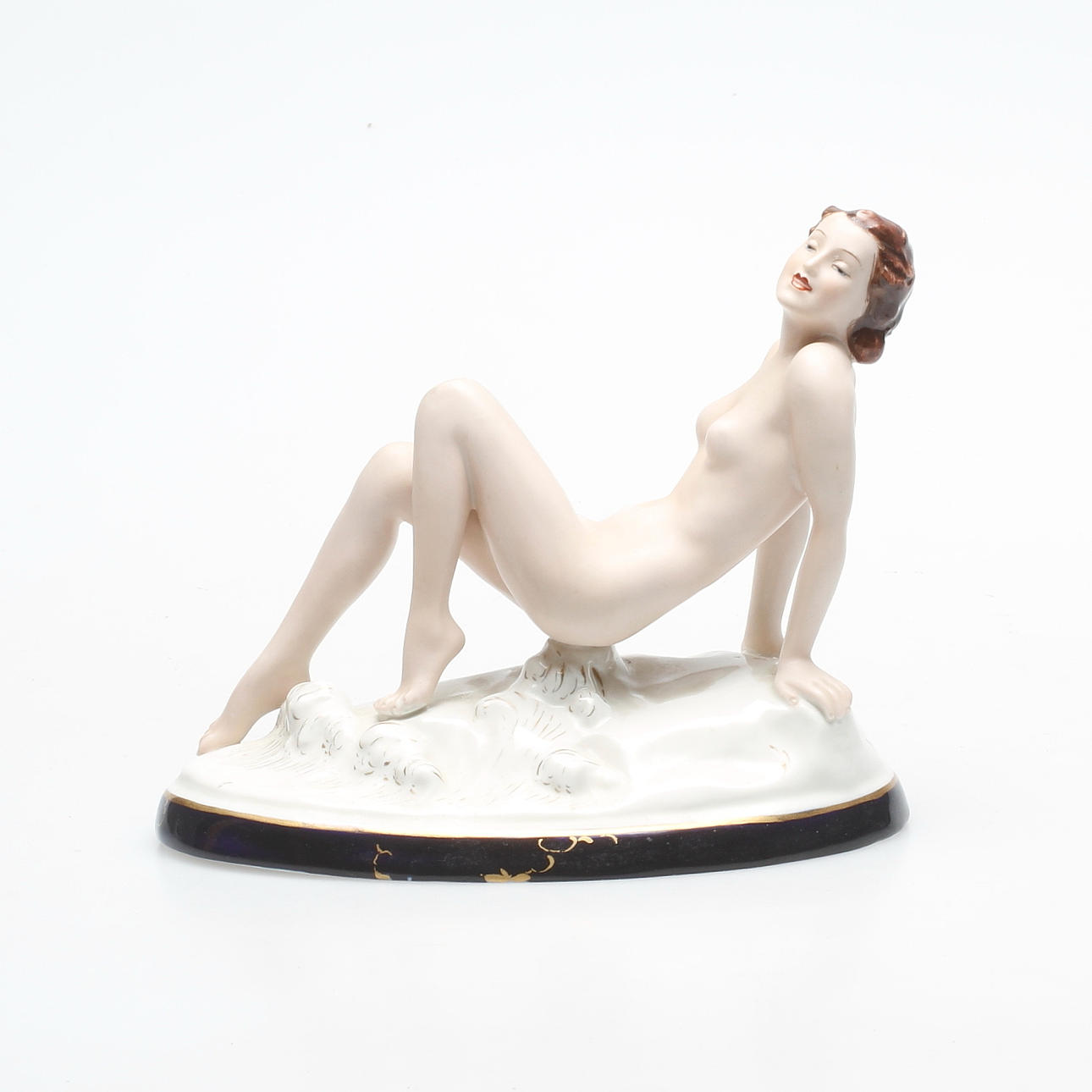 FIGURIN, porslin, Royal Dux, Tjeckoslovakien.
